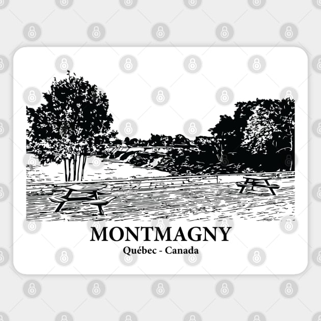 Montmagny - Québec Magnet by Lakeric